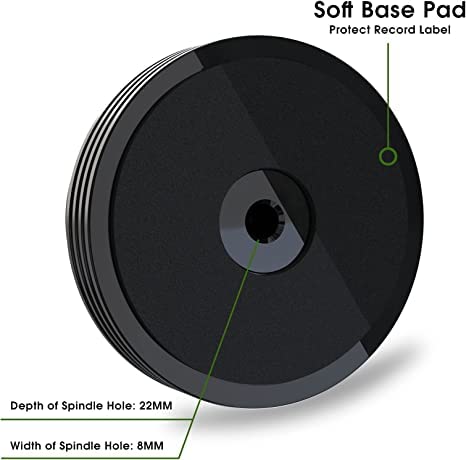 Blasenwaage Vinyl-Gewichtsklemme für Plattenspieler mit weicher Basisauflage