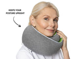 Memory Foam Travel Neck Pillow for Long Flights, Road Trips and Everyday Commutes