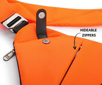 Anti-Theft Travel Bag – Hidden Zippers and Front-Facing Security
