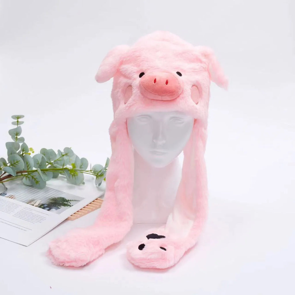 Funny hat with wobbly ears