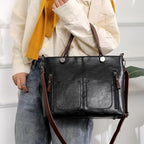 NordVine Handmade Leather Bag With Nordic Vintage Design