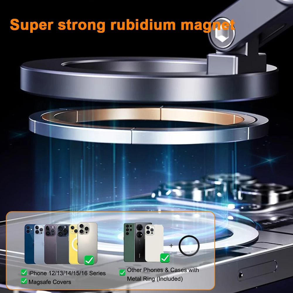 FluxGrip 360° magneettinen auton puhelinteline imukupilla