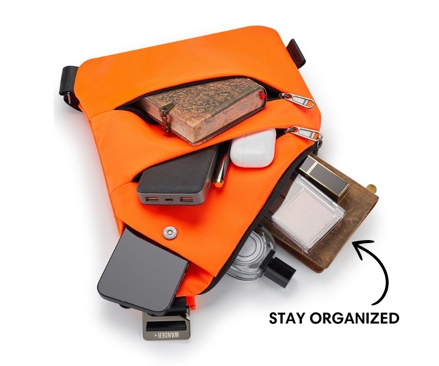 Anti-Theft Travel Bag – Hidden Zippers and Front-Facing Security