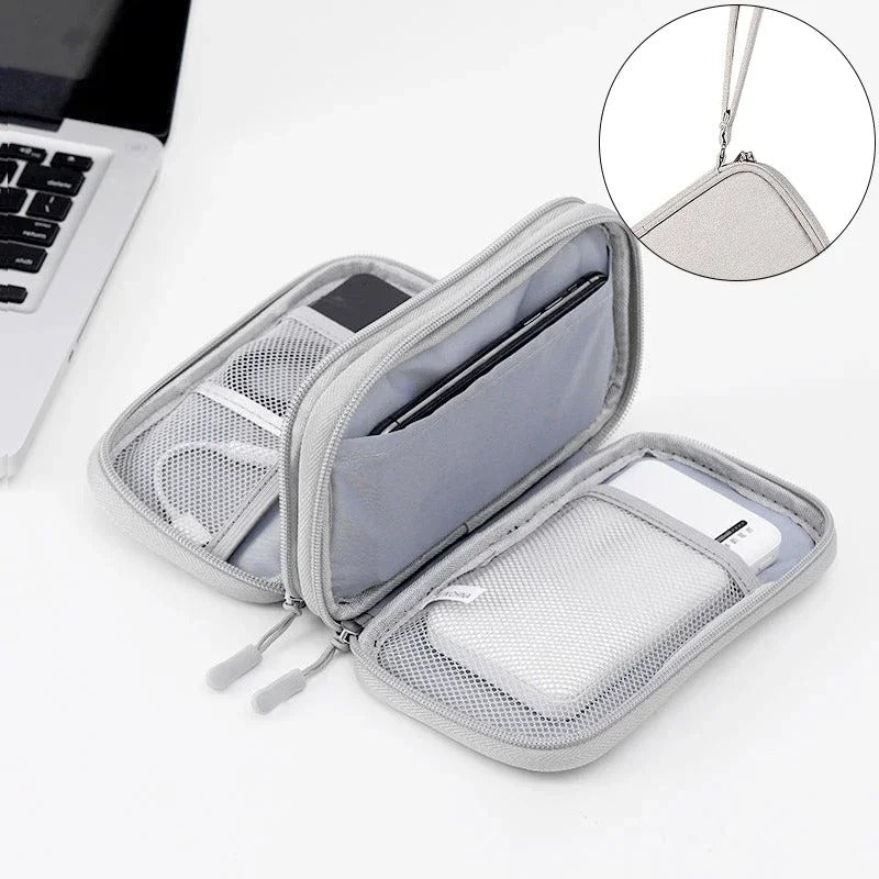 Elektronik Aksesuarlar ve USB Kablolar için Seyahat Çantası