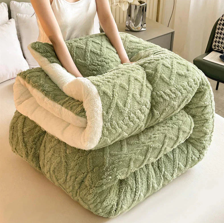 SnowHaven Kasmir Dynebetræk Blødt Varmt Vinter Sengetøj