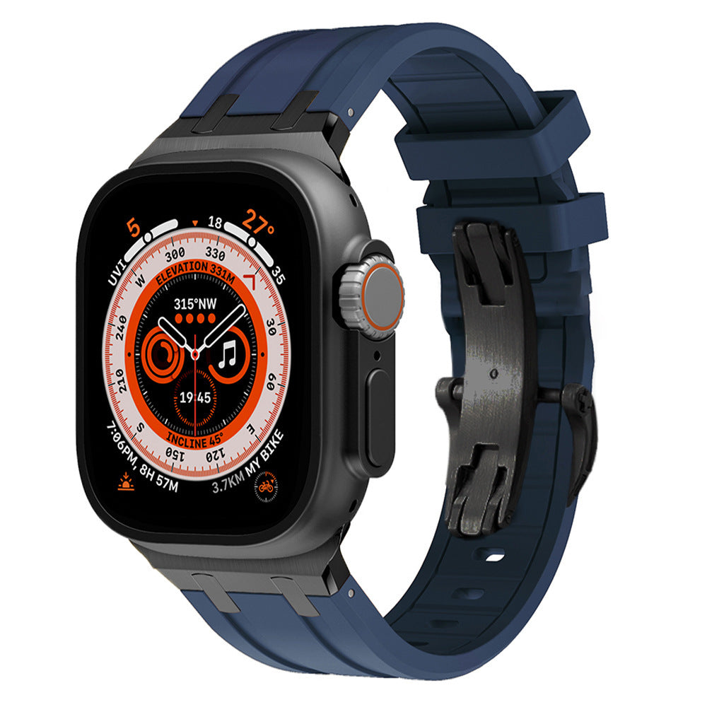 VeroFit | Silikonový široký pásek s titanovým adaptérem pro Apple Watch | Petprovac