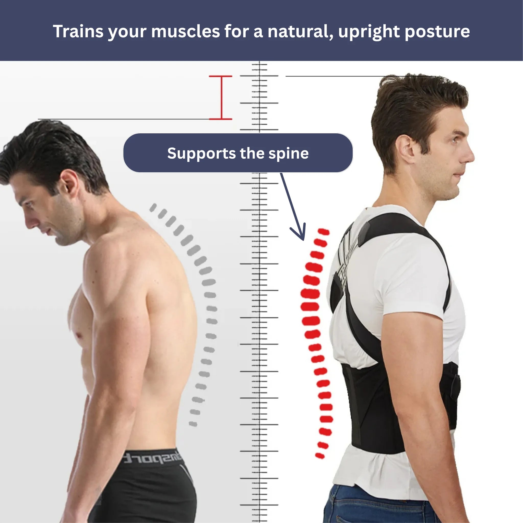 Adjustable Back Support Posture Corrector For Confidence
