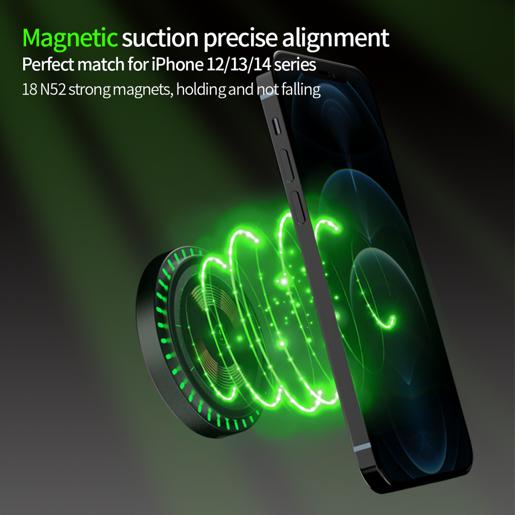 LumaVex | Erittäin ohut LED-ympäristövalo ja kirkas magneettinen langaton latausalusta