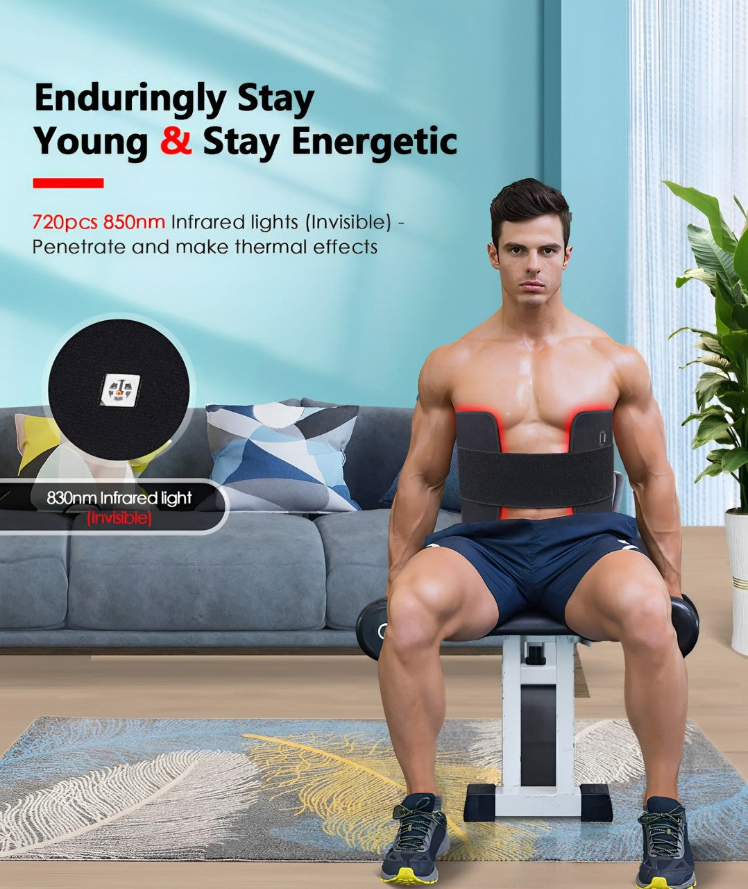 ルマフレックス プロ 大型赤色光療法パッド＆ラップキット