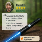 Torche Laser AeroForge Pro Fournissant une Lumière Étanche et Lumineuse pour la Survie en Plein Air