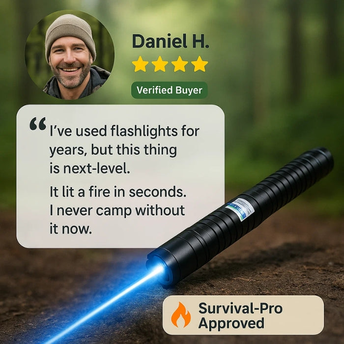AeroForge Pro Laser Torch Delivers Bright Waterproof Light For Outdoor Survival