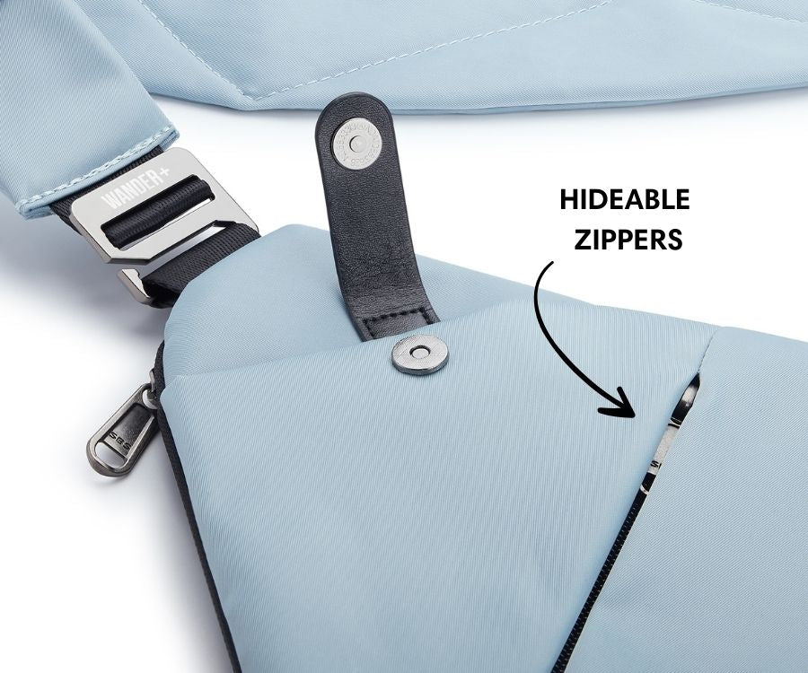 Anti-Theft Travel Bag – Hidden Zippers and Front-Facing Security