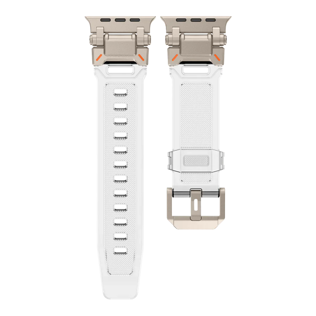 Meron Titanium-Head Silicone Band for Apple Watch | Petprovac