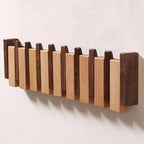 Handgefertigter Klavier-Garderobenständer Eleganter Holz-Organizer für Zuhause