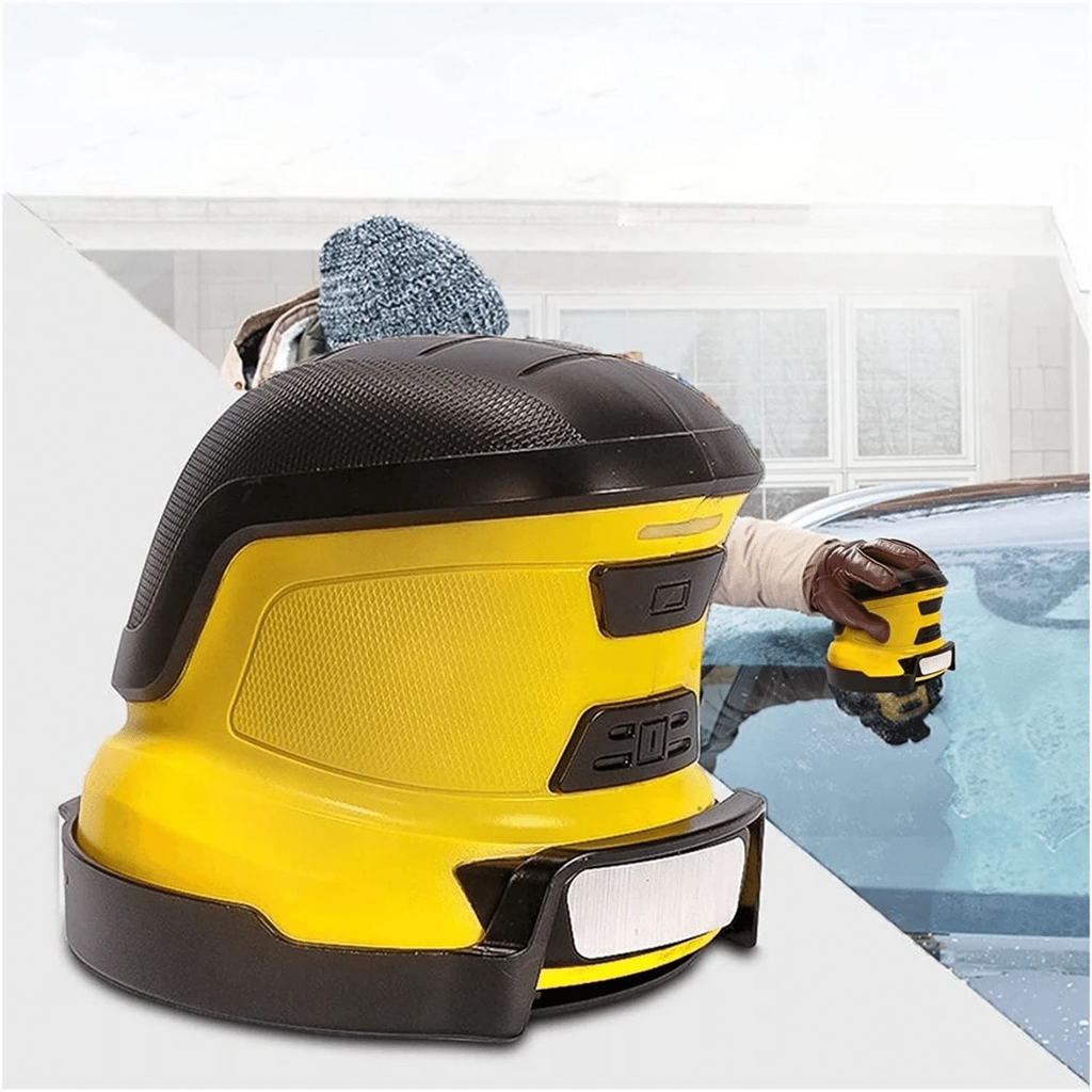 Heated Windshield Scraper With Automatic Clearing For Winter Driving