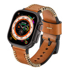 Hand-Sewn Leather Band for Apple Watch