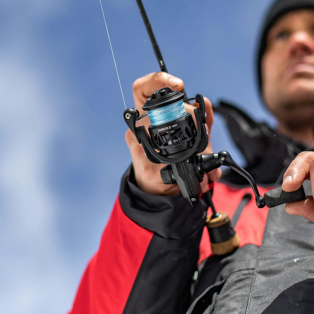 بكرة صيد Petprovac Carbon X دوارة مقاس 500 1000 لصيد الأسماك على الجليد