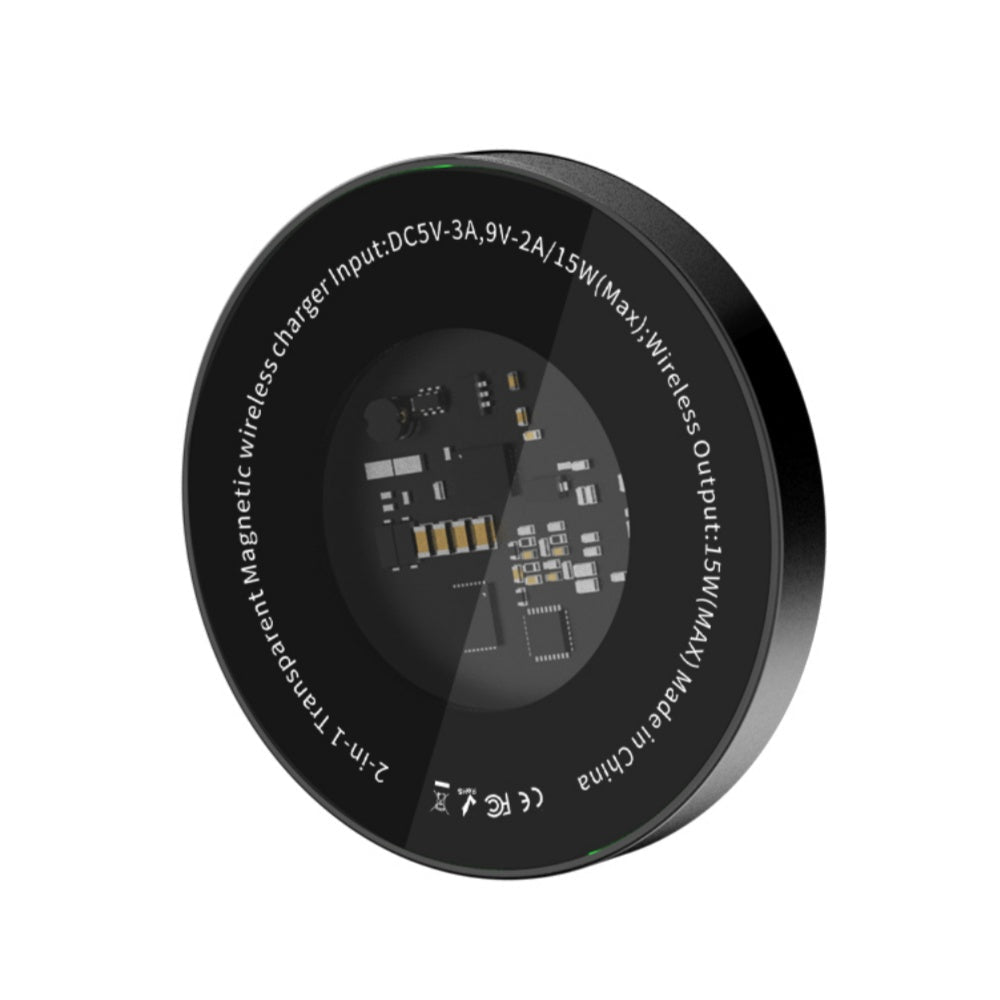 LumaVex｜超薄型LEDアンビエントライト＆クリアマグネティックワイヤレス充電パッド