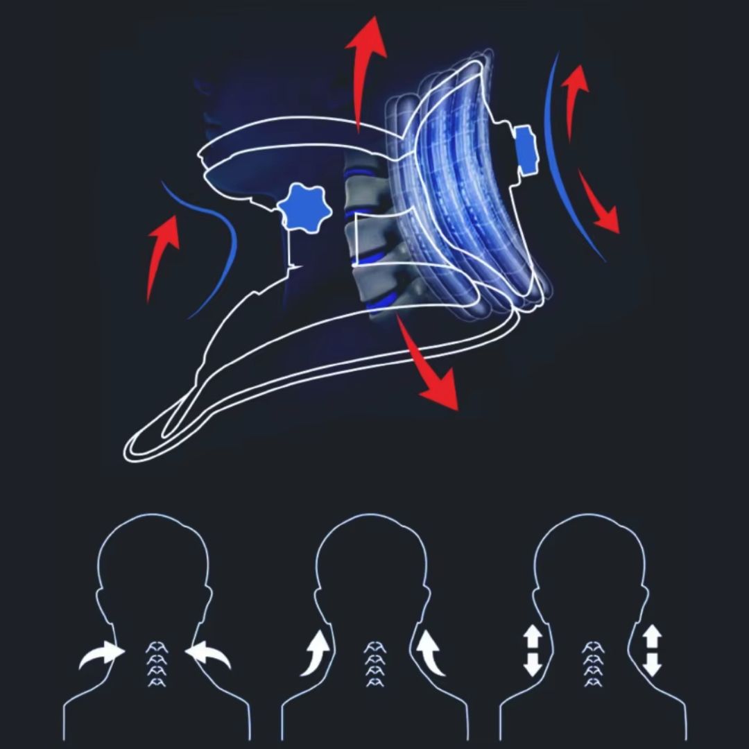 アラインイーズ 調節可能な首牽引装置 痛み緩和用