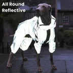 BarkDry vanntett reflekterende hundedekken med ben, UK