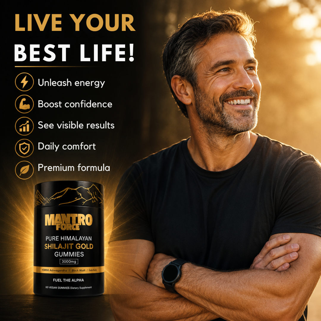 Premiumowe gumy Shilajit na energię i witalność
