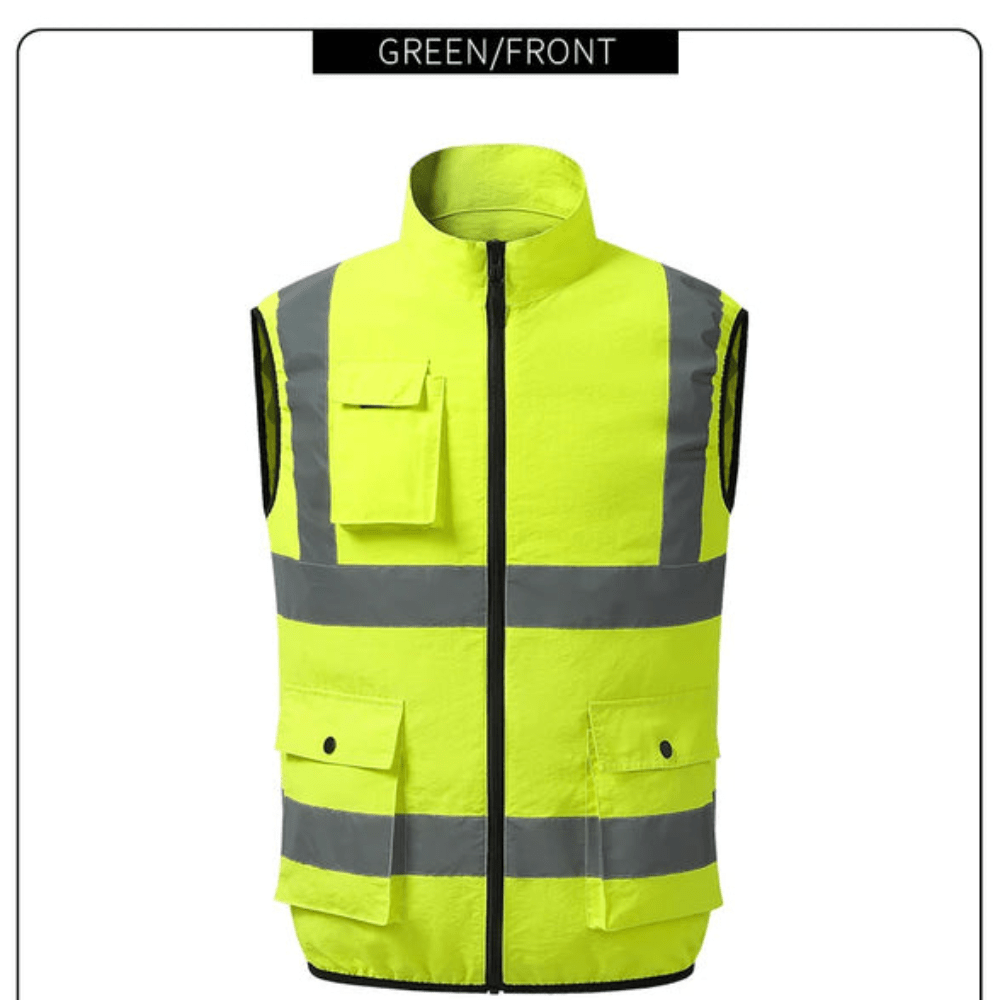Cooling vest with fan system for pleasant work comfort