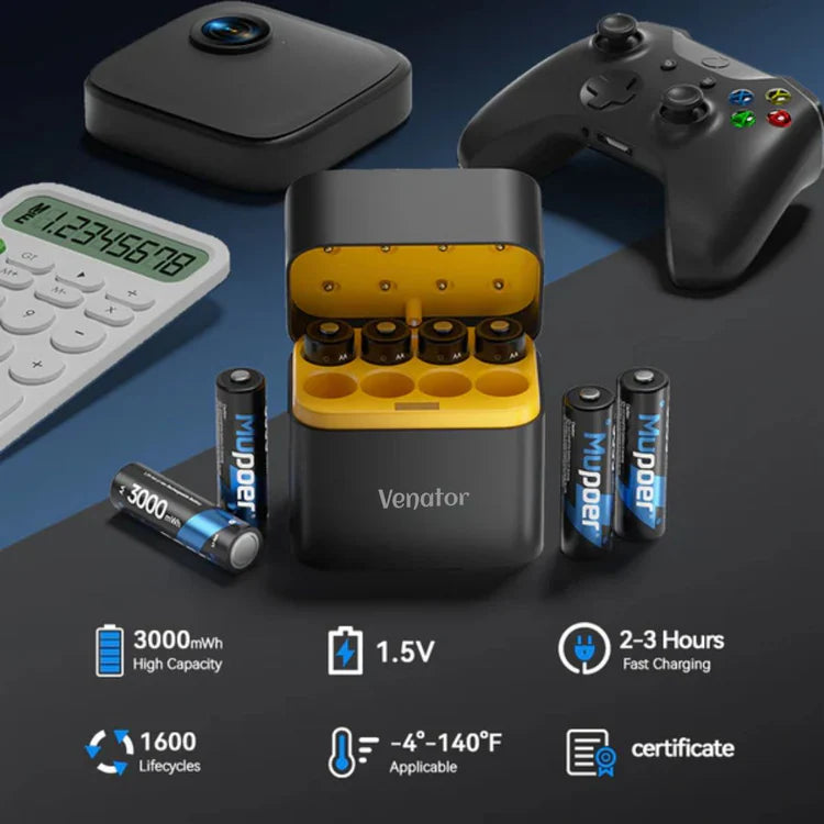 Fast Charging 1.5V Lithium-Ion AA Batteries
