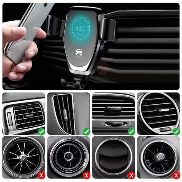 VeloCharge Auto trådløs bilopladerholder til iPhone 14