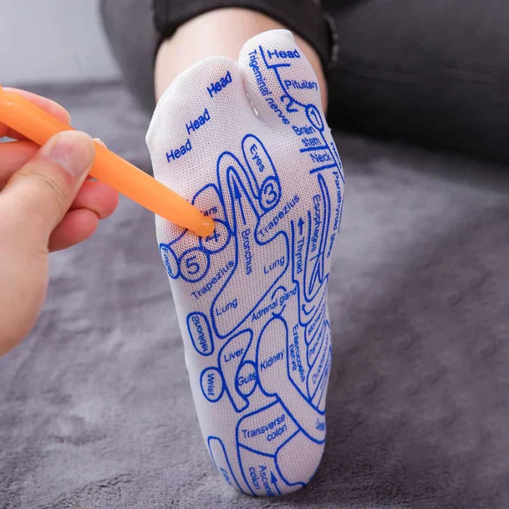 Ponožky SoleComfort pro reflexologii s masážním nástrojem | Petprovac