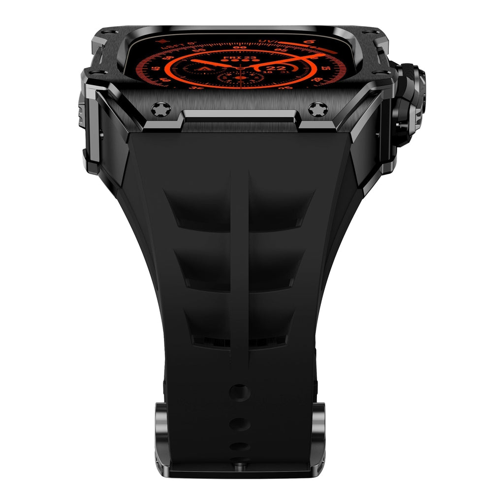Ardent Series Obsidian Guard Roestvrijstalen Behuizing voor Apple Watch Ultra | Petprovac