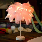 FeatherLuxe Glow-lampe | Mykt stemningslys for stuer