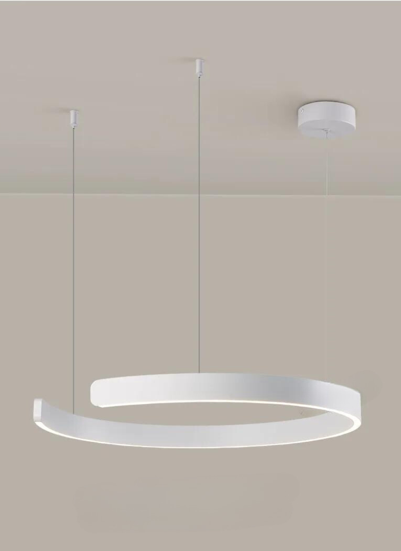 נברשת LED עגולה AerisGlow לחדר מגורים מודרני