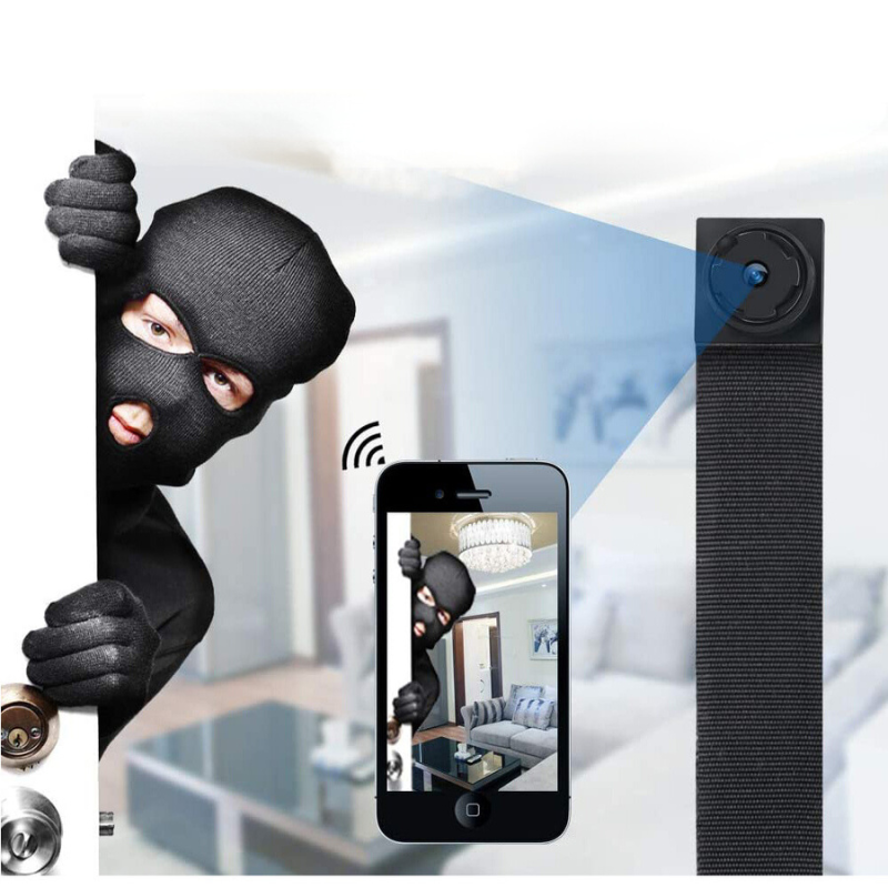 LuminaGuard 4K Indendørs Kamera med Skjult Minioptager og WiFi