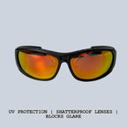 Gafas de sol polarizadas para motocicleta VoltRider con lentes UV400