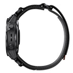 RidgeLine taktisk nylonklockarmband kompatibel med Garmin Tactix & Fenix 8/7/7X/6/6X
