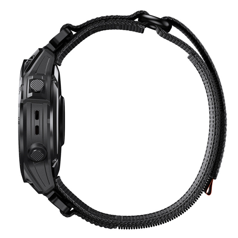 RidgeLine taktisk nylonklockarmband kompatibel med Garmin Tactix & Fenix 8/7/7X/6/6X