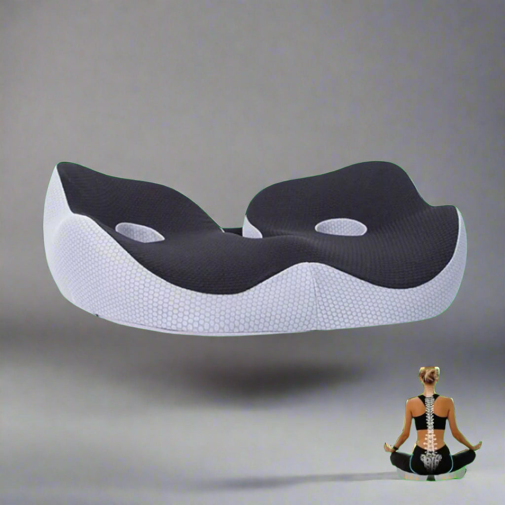 Bantal Kerusi Busa Memori Ergonomik AetherFlex untuk Melegakan Tulang Ekor dan Postur