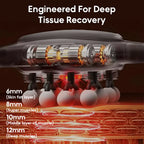 16-Head Smart Massage Device With Deep Tissue Heat Therapy