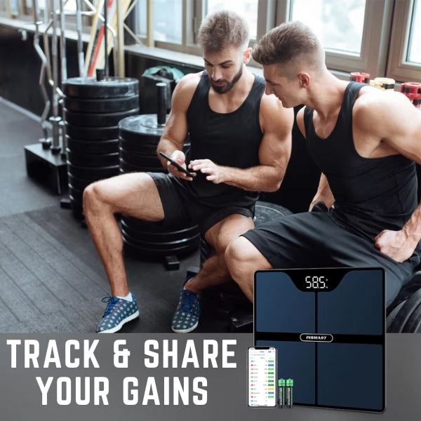 Nuvia Pro Smart kropsvægtsskala til vægtsporing og målinger