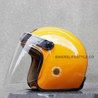 BKS65 Vintage Rider Visor With Anti Fog UV Proof Polycarbonate