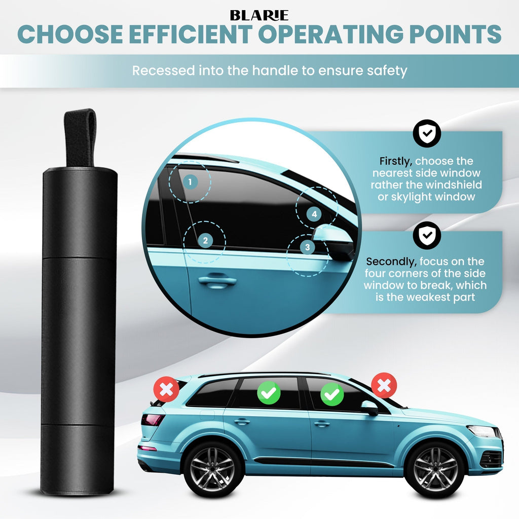 Kirrea Bil Sikkerhedshammer - Vinduesknuser & Sikkerhedsselekniv
