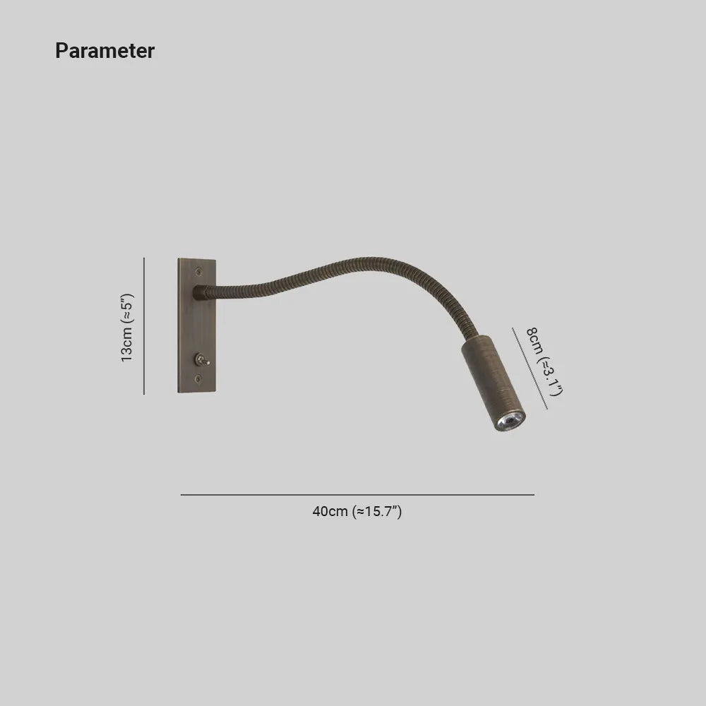 NexaLux Justerbar Læselampe til Væg med LED