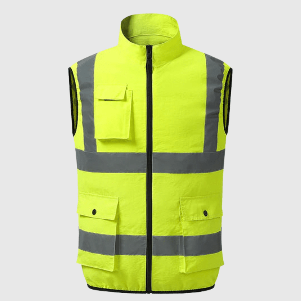 Cooling vest with fan system for pleasant work comfort