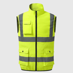 Cooling vest with fan system for pleasant work comfort