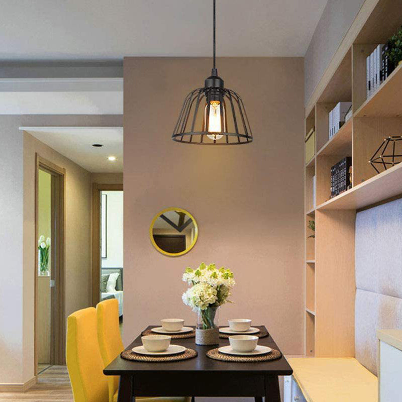 ApexOrb ブラックアイアン インダストリアル シーリングペンダントライト