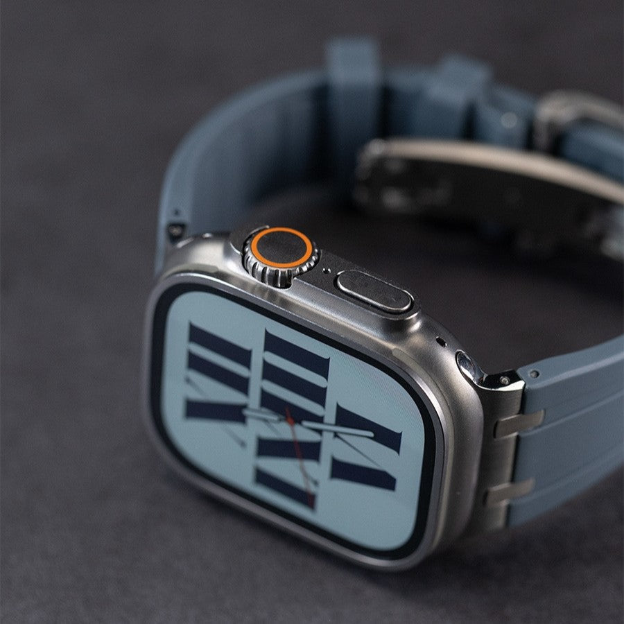 VeroFit | حزام سيليكون سميك مع محول التيتانيوم لساعة آبل | Petprovac