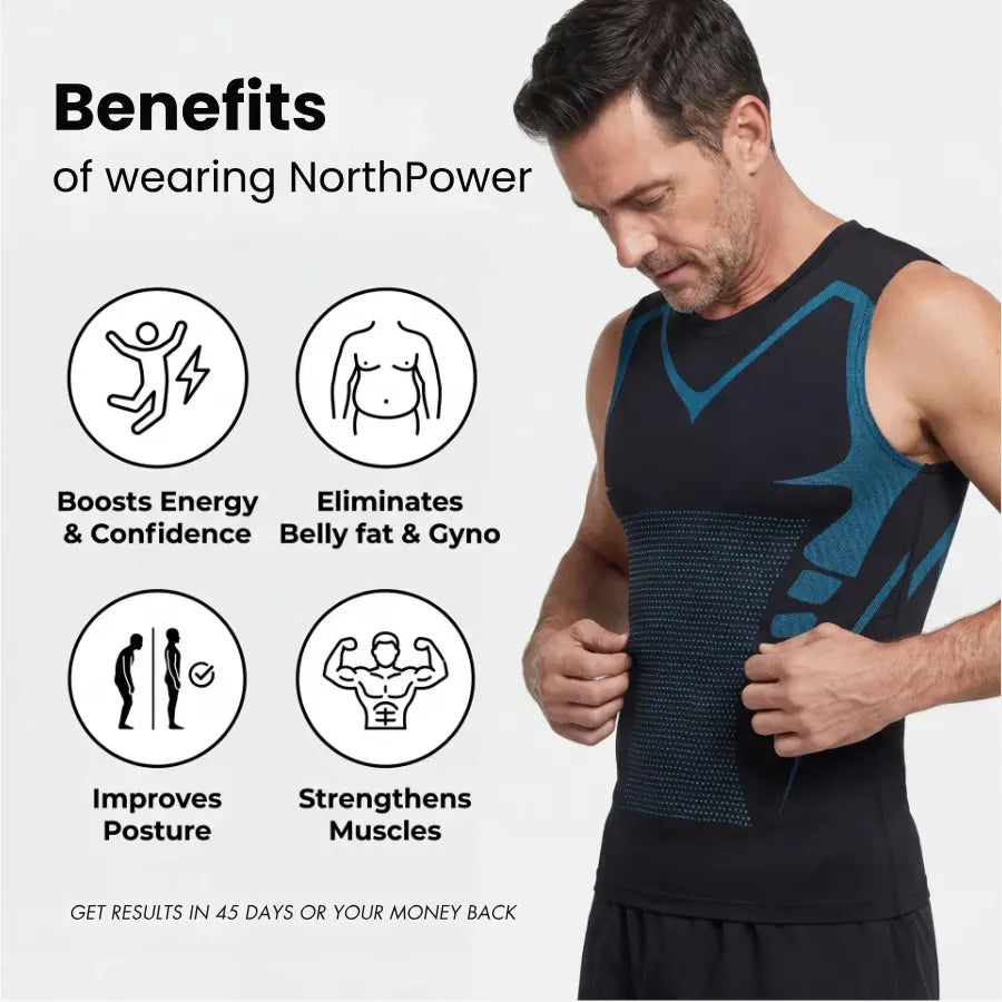 Herren-Ionenform-Tanktop für ein schärferes Aussehen und sofortiges Selbstvertrauen