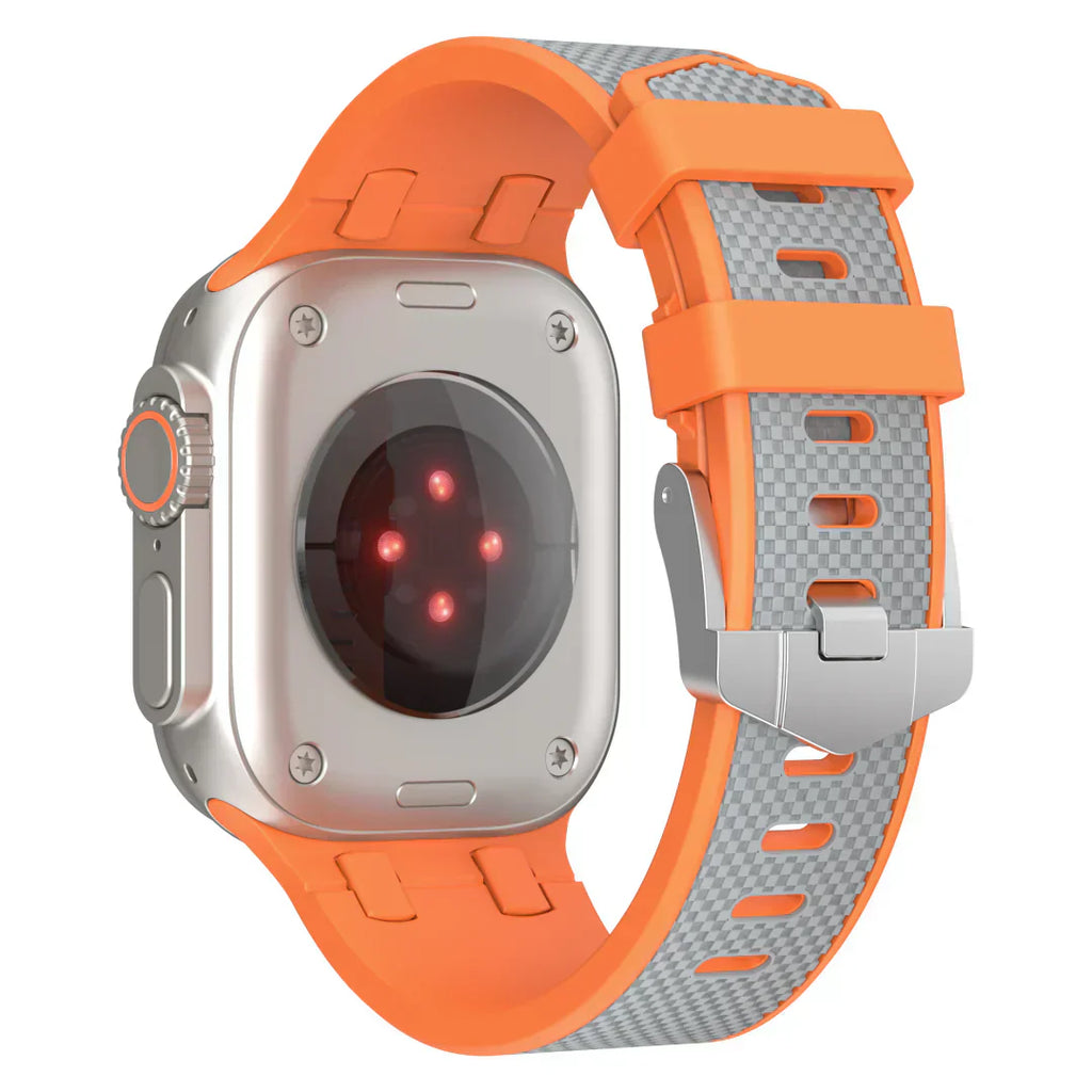 Aeria | Tweekleurige siliconen band voor Apple Watch | Petprovac