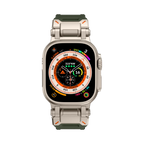 Meron Titanium-Head Silicone Band for Apple Watch | Petprovac