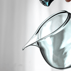 Arielle Infusore per Tè in Vetro con Dispenser Automatico Magnetico | Petprovac